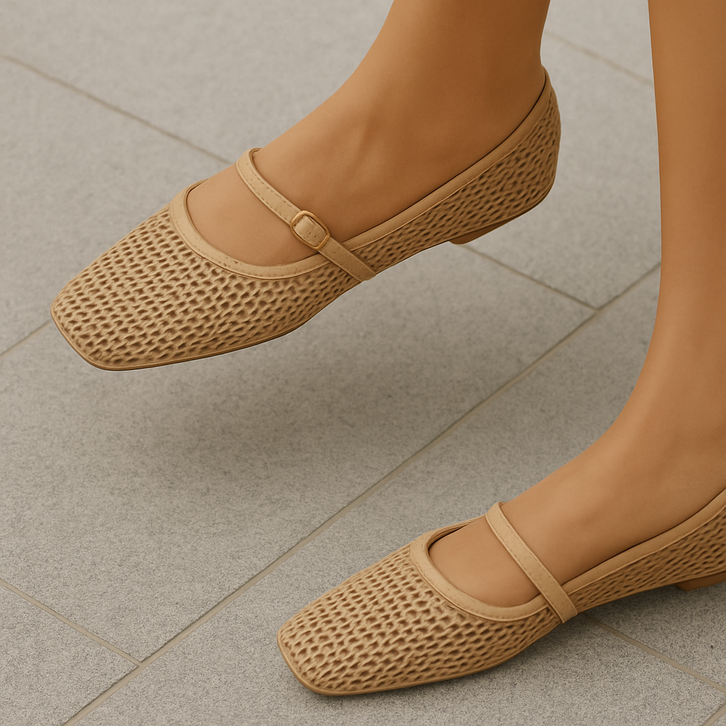 Mesh Mary Flats