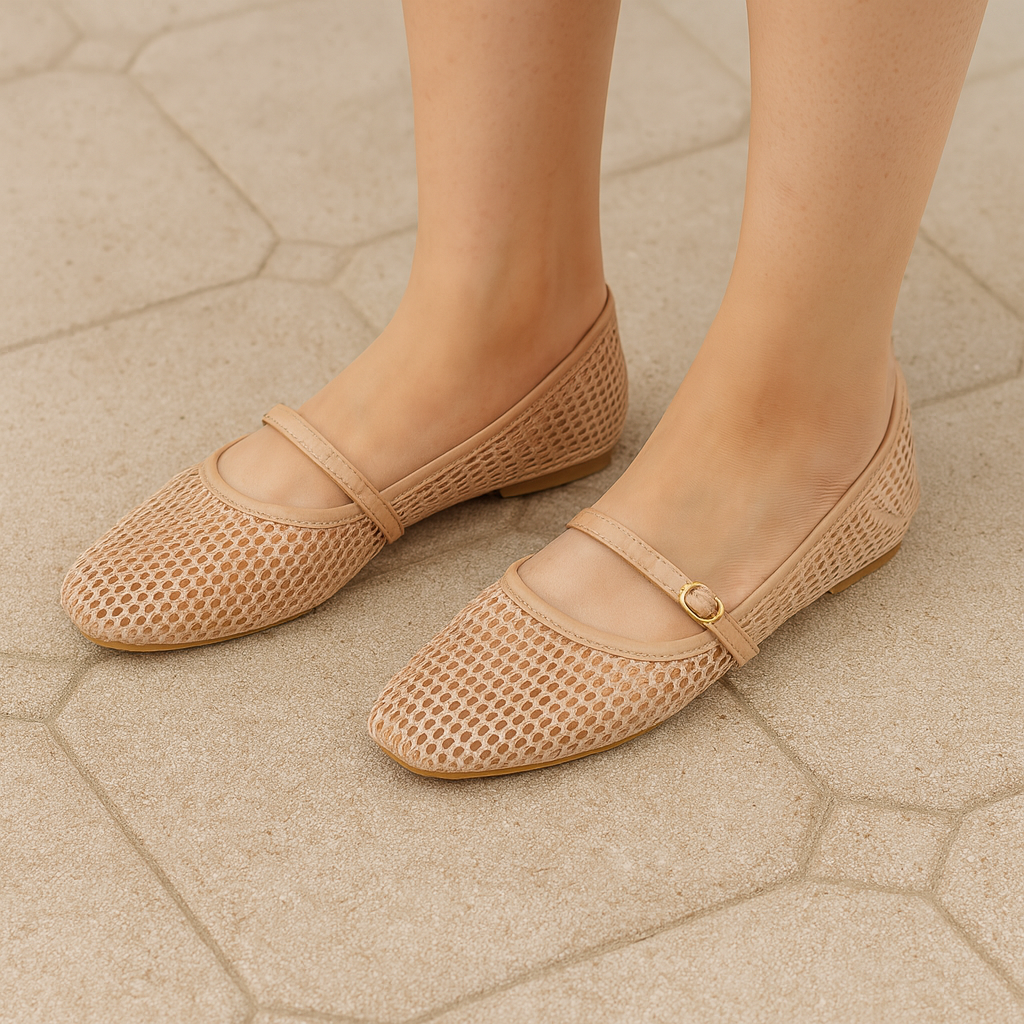 Mesh Mary Flats