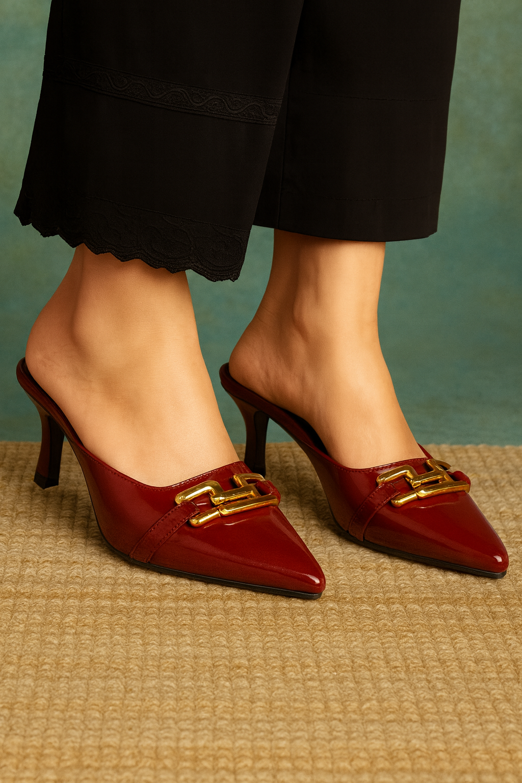 Grace Mules Maroon