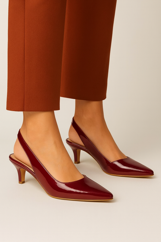 Maroon Chic Heels