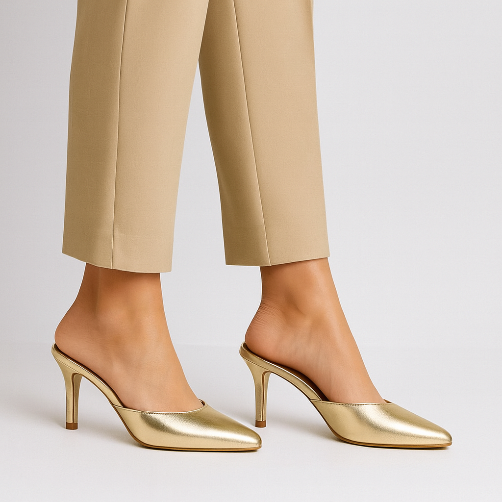 Golden Glint Mules