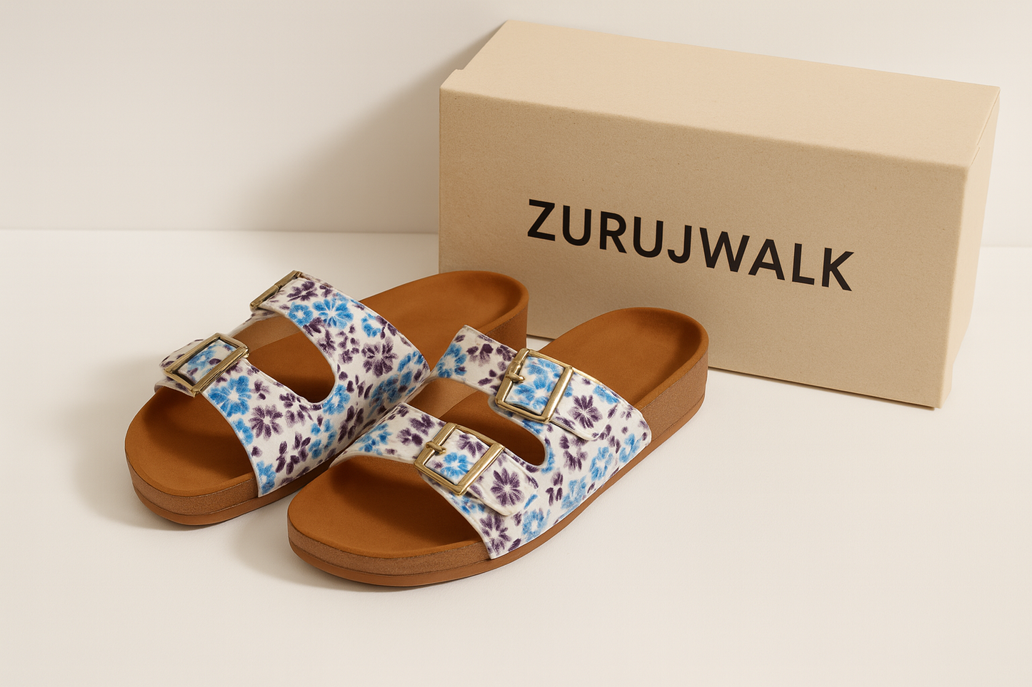 Floral Buckle Bliss Chappals