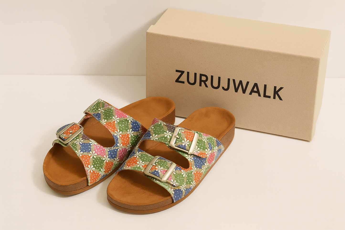 PatchBloom Comfort Chappals