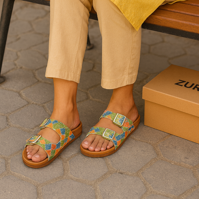 PatchBloom Comfort Chappals