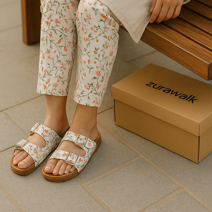 Floral Ease Slip-Ons