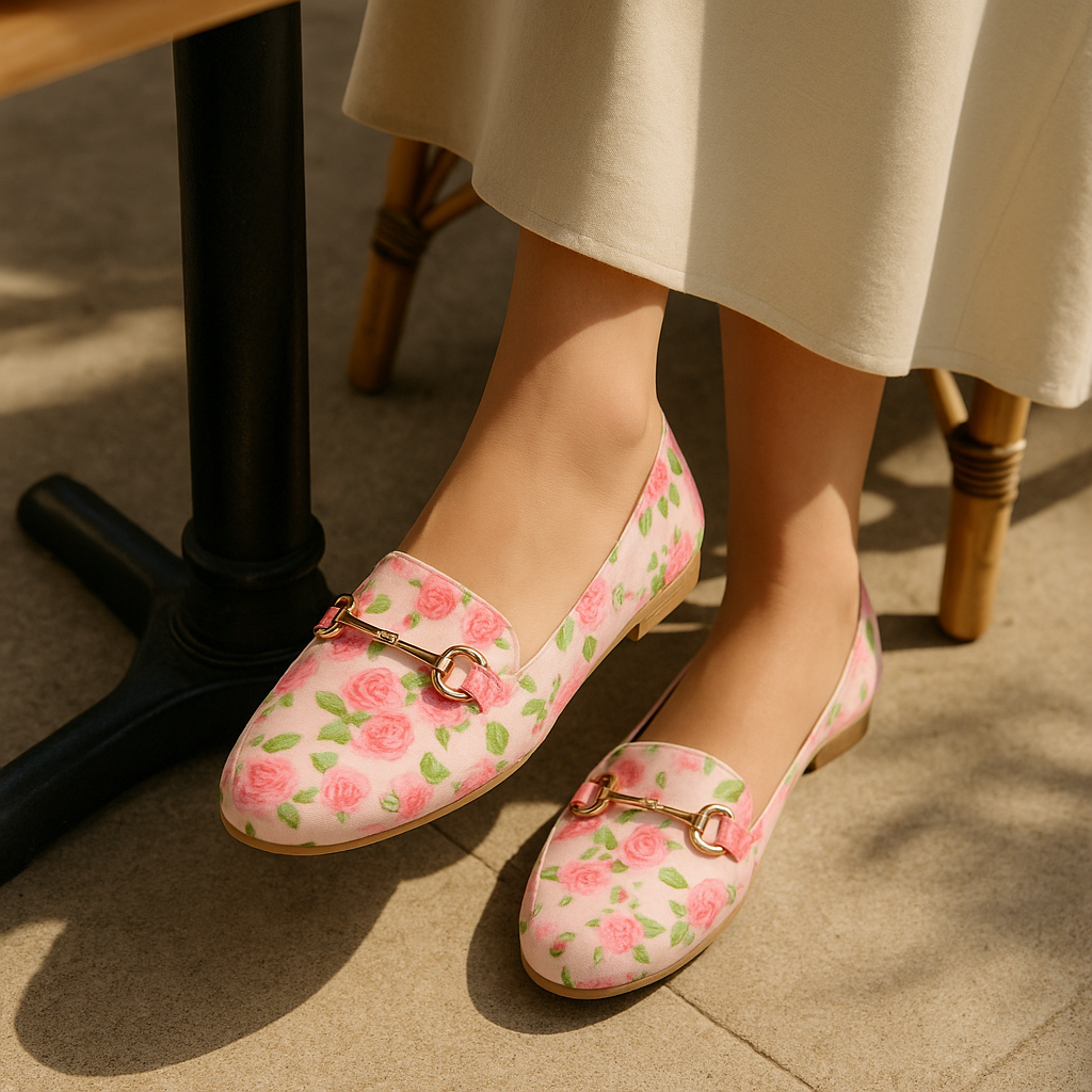 Blush Bloom Ballerinas