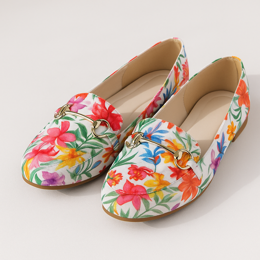 Bloom Radiance Floral Loafers