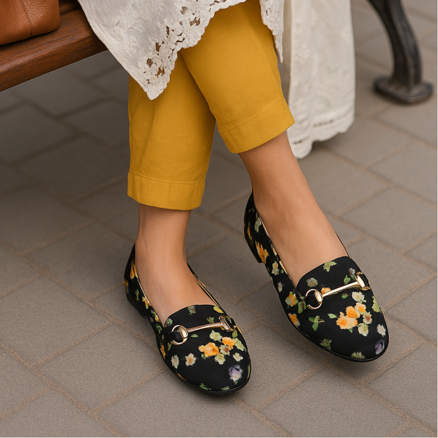 Noir Garden Loafers