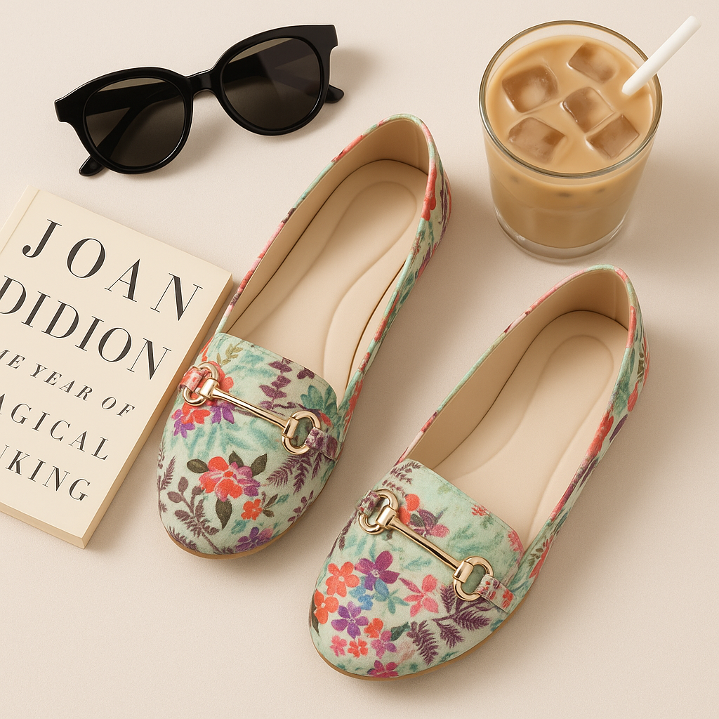 Mint Garden Loafers