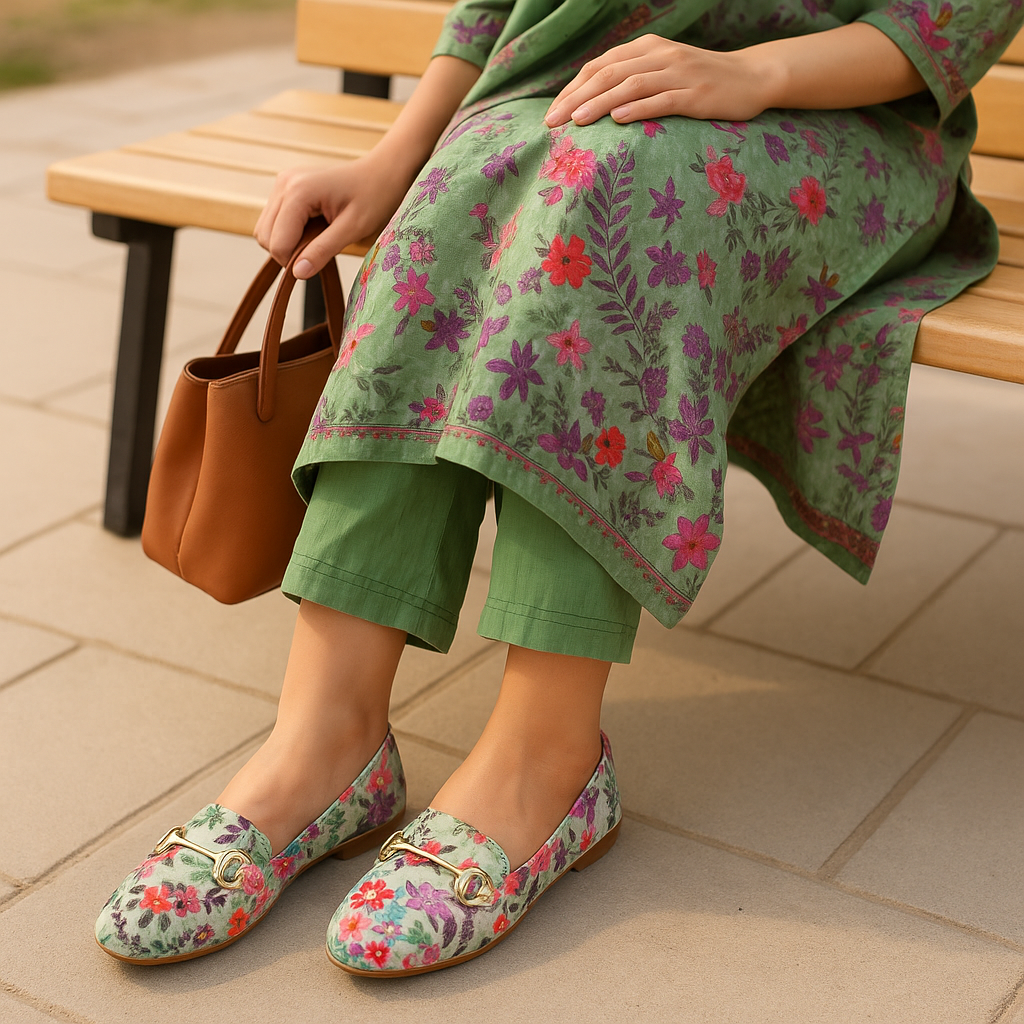 Mint Garden Loafers